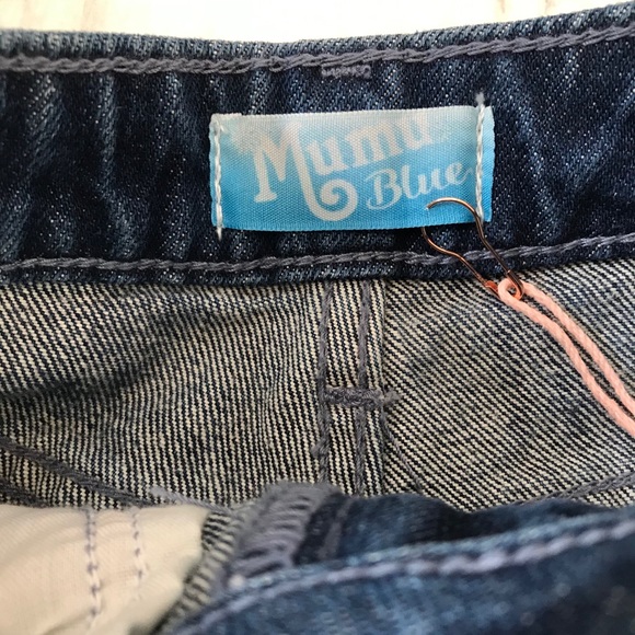 Show Me Your MuMu Houston Denim Short Palm Trees - Picture 6 of 11